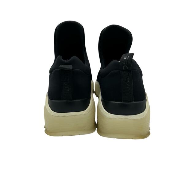 J/Slides Manic Sneakers Womens Size 8.5 Black Soft Lycra Elastic Band Comfort - Picture 6 of 10